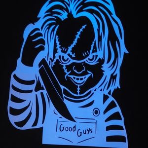 Chucky Halloween glow in the dark tshirt